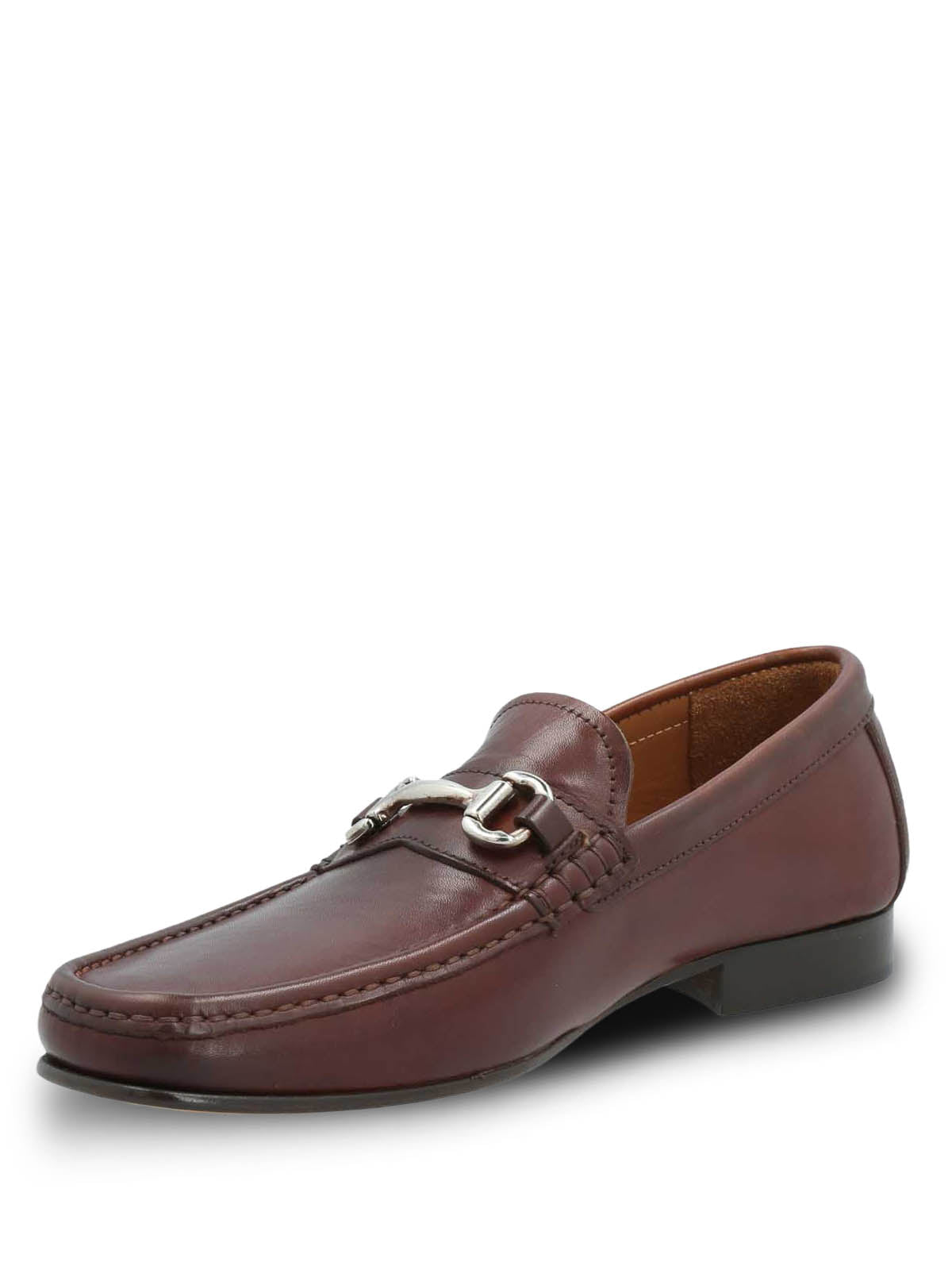 Mocasin Cuero Hombre Italiano Spello Café Hush Puppies