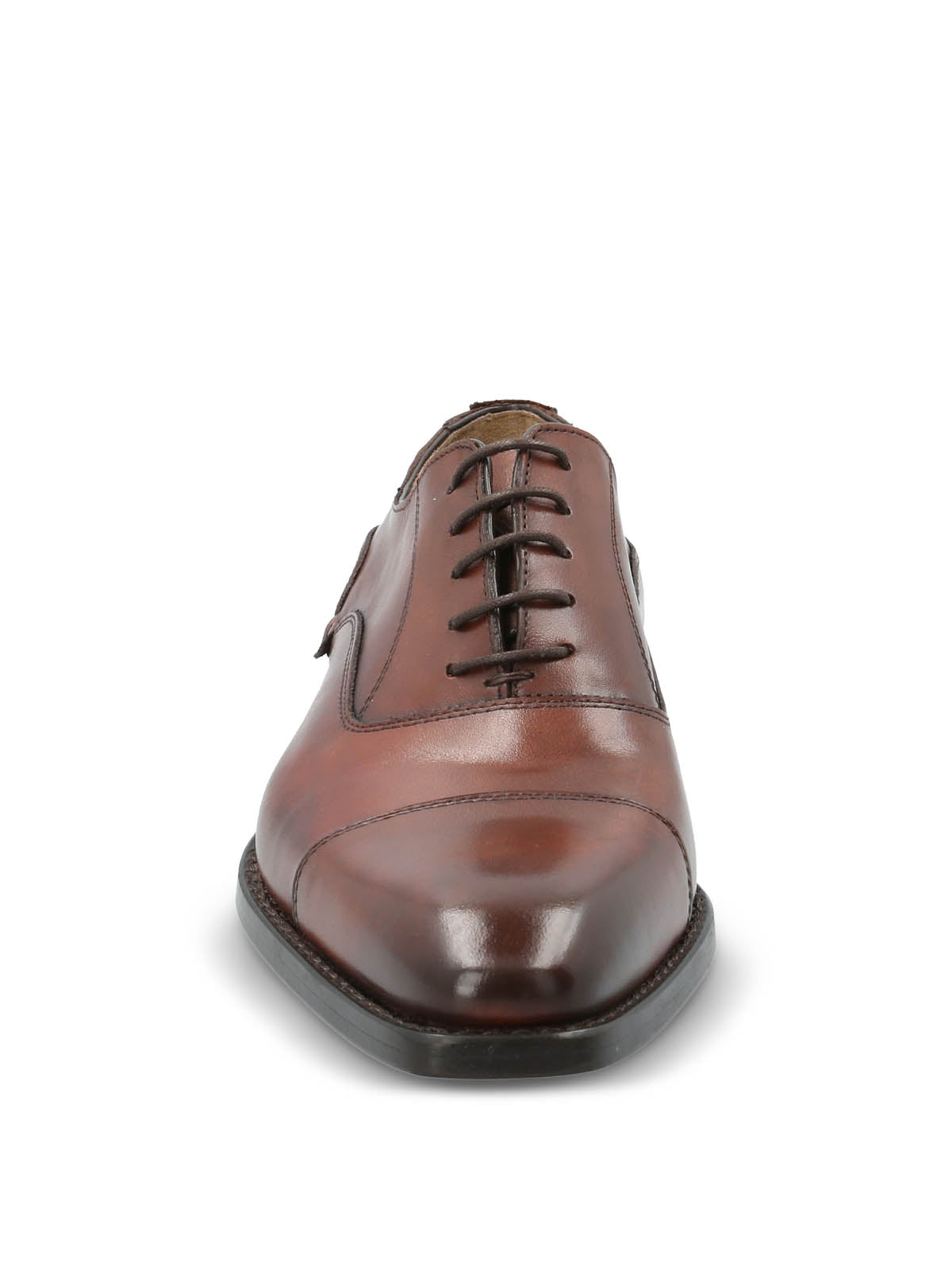 Zapato Cuero Hombre Italiano Poleone Café Hush Puppies