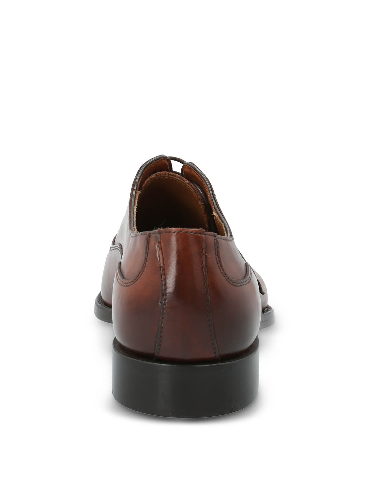 Zapato Cuero Hombre Italiano Poleone Café Hush Puppies