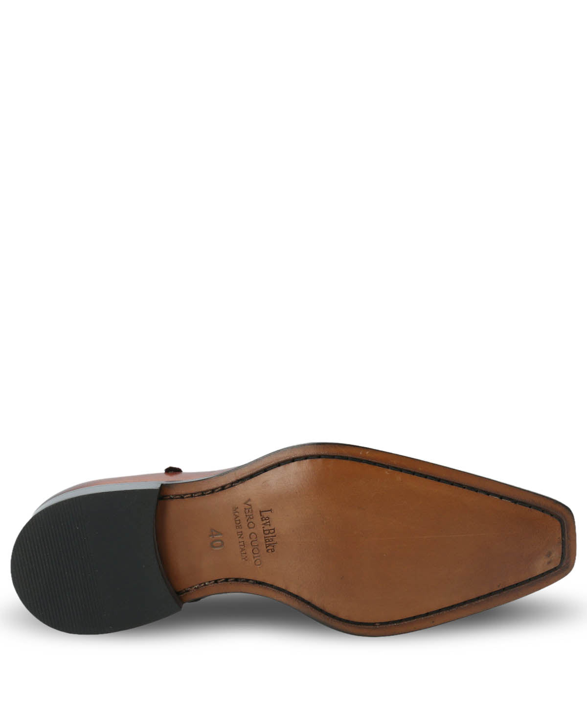 Zapato Cuero Hombre Italiano Poleone Café Hush Puppies