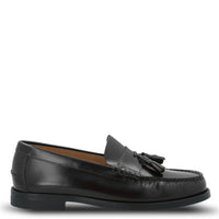 Mocasin Cuero Hombre Italiano Cerata Negro Hush Puppies