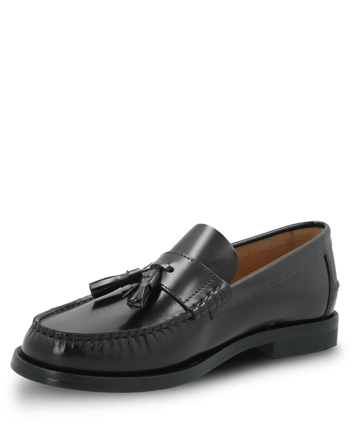 Mocasin Cuero Hombre Italiano Cerata Negro Hush Puppies