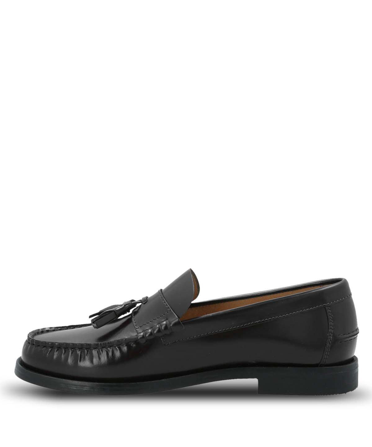 Mocasin Cuero Hombre Italiano Cerata Negro Hush Puppies