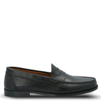 Mocasin Cuero Hombre Italiano Cazzoli Negro Hush Puppies