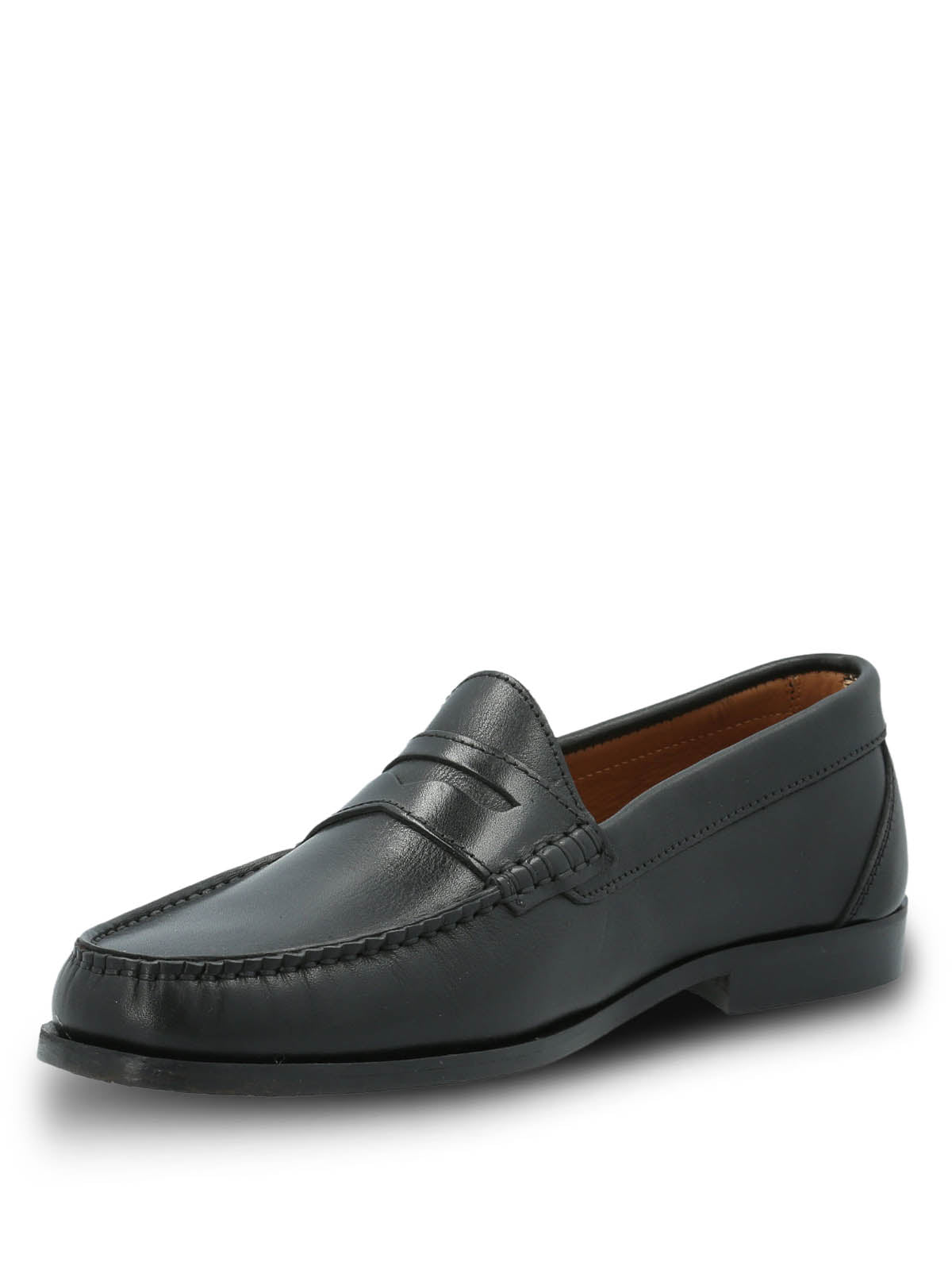 Mocasin Cuero Hombre Italiano Cazzoli Negro Hush Puppies