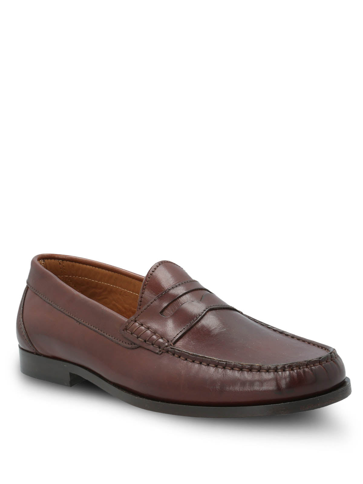 Mocasin Cuero Hombre Italiano Cazzoli Café Hush Puppies