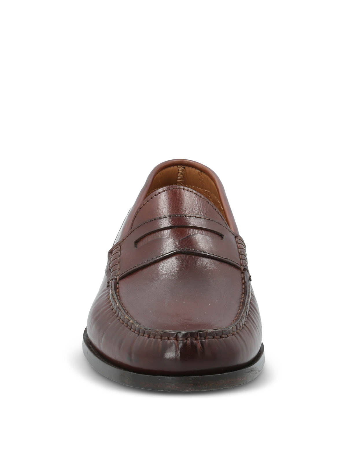 Mocasin Cuero Hombre Italiano Cazzoli Café Hush Puppies