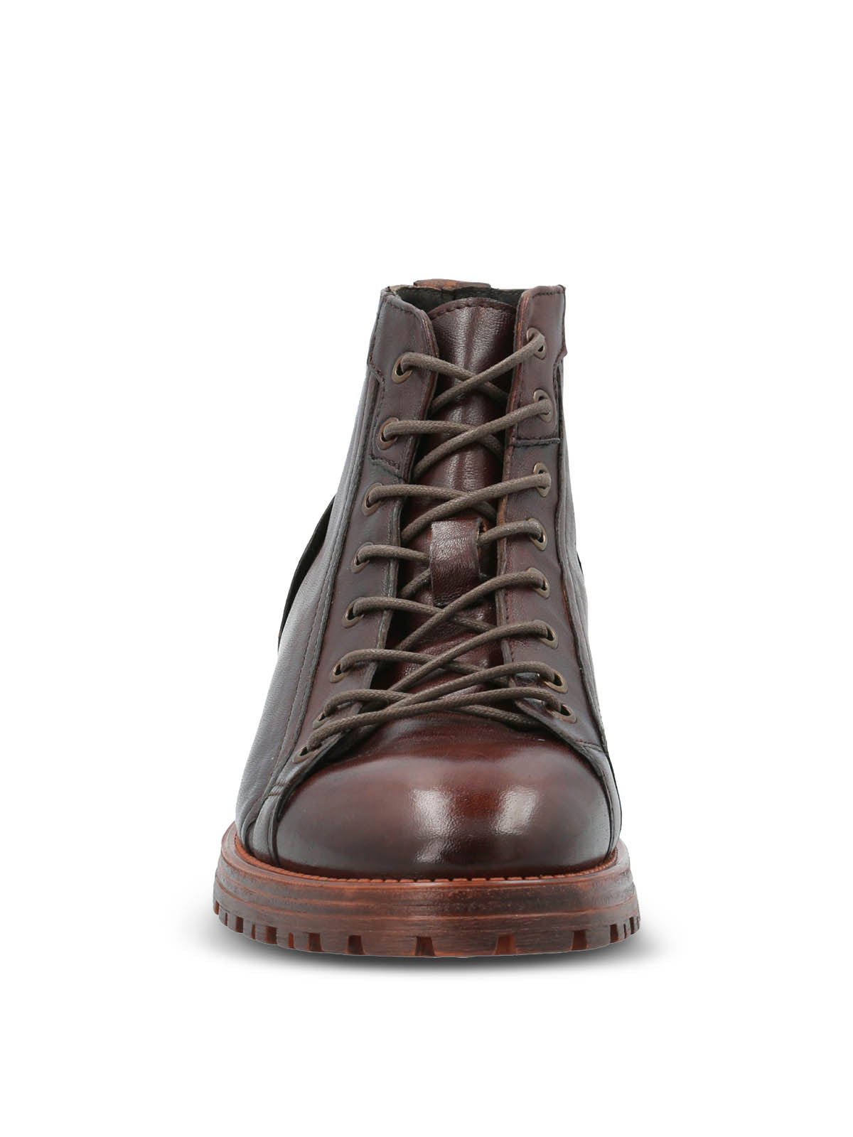 Botin Cuero Hombre Italiano Corso Burdeo Hush Puppies