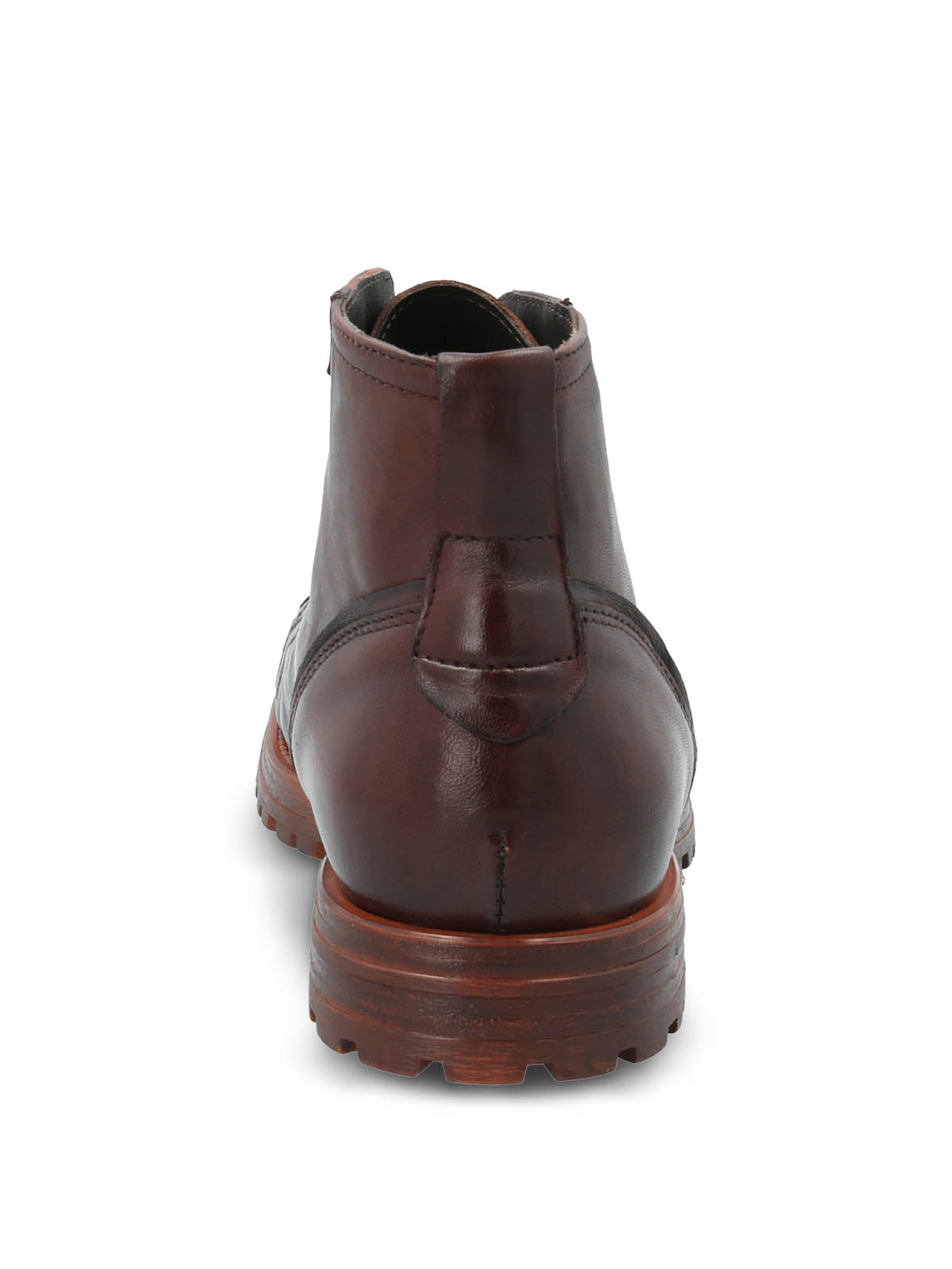 Botin Cuero Hombre Italiano Corso Burdeo Hush Puppies
