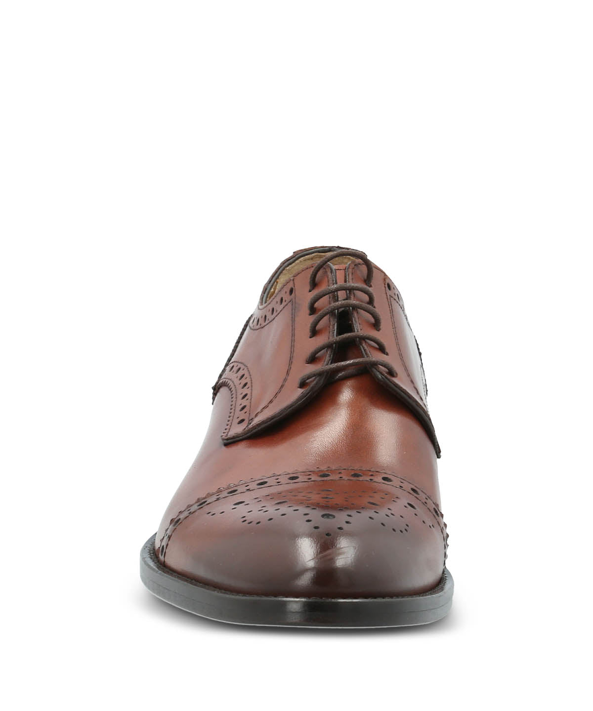Zapato Cuero Hombre Italiano Nazzo Café Hush Puppies