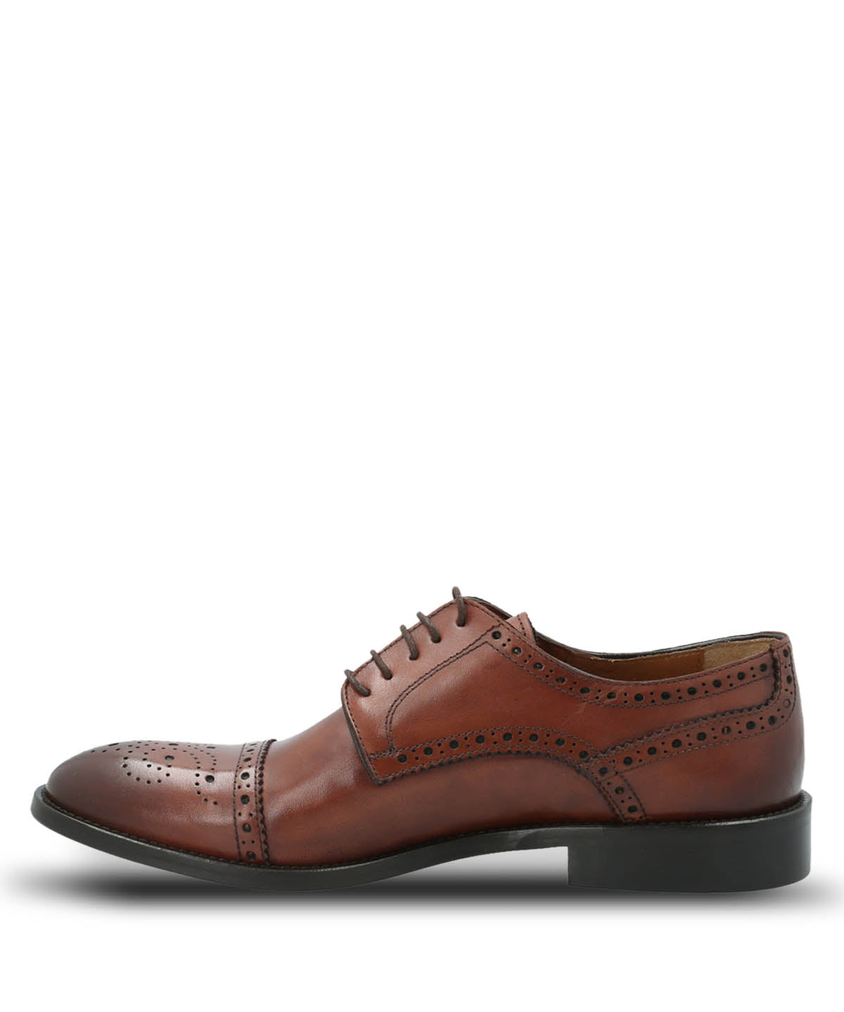 Zapato Cuero Hombre Italiano Nazzo Café Hush Puppies