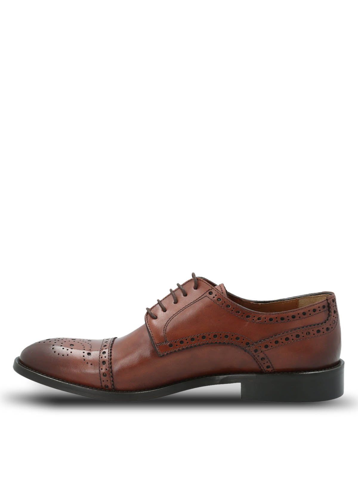 Zapato Cuero Hombre Italiano Nazzo Café Hush Puppies