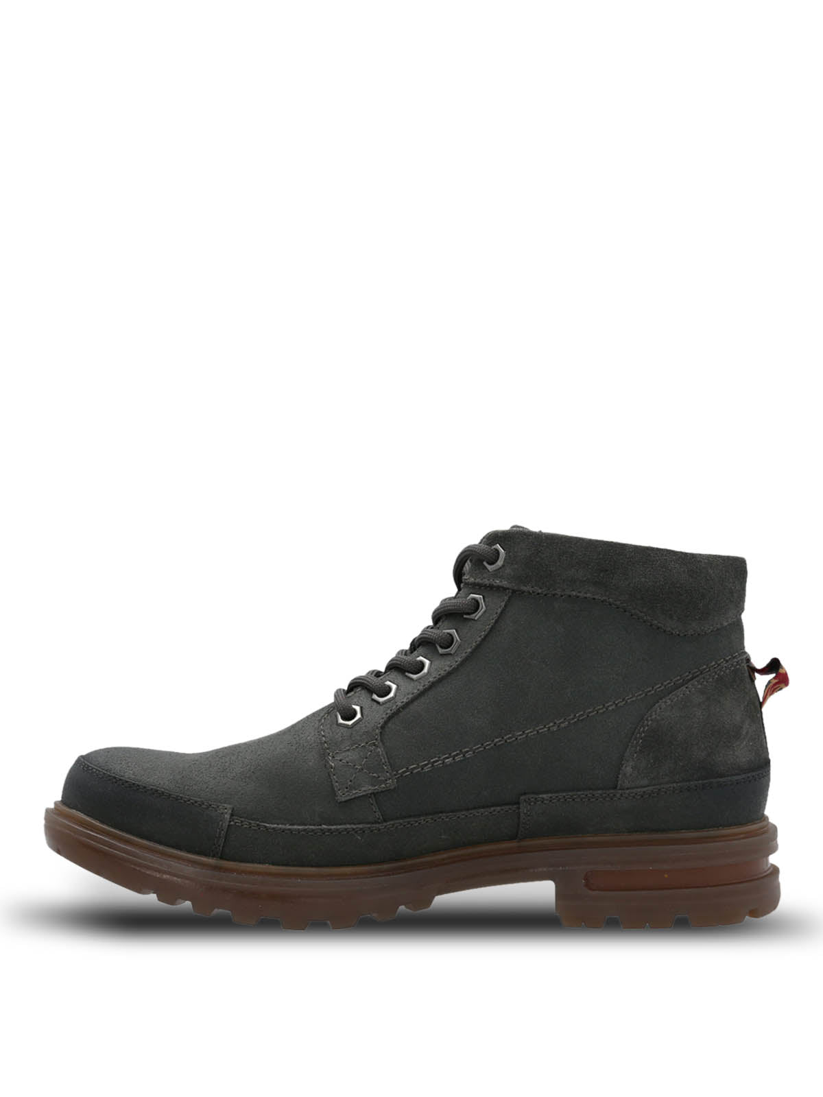 Botin Cuero Hombre Terzo Gris Hush Puppies