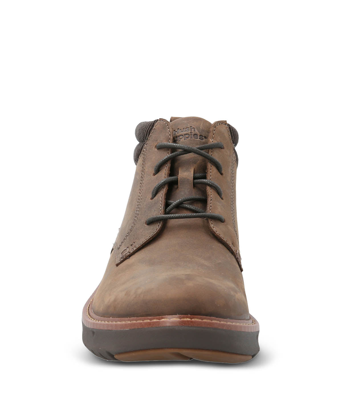 Botin Cuero Smart Lace Boot Café Hush Puppies