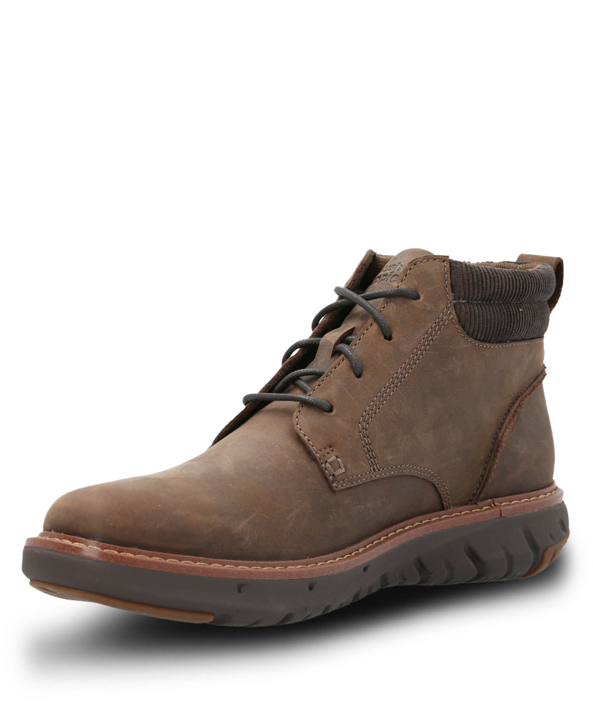 Botin Cuero Smart Lace Boot Café Hush Puppies