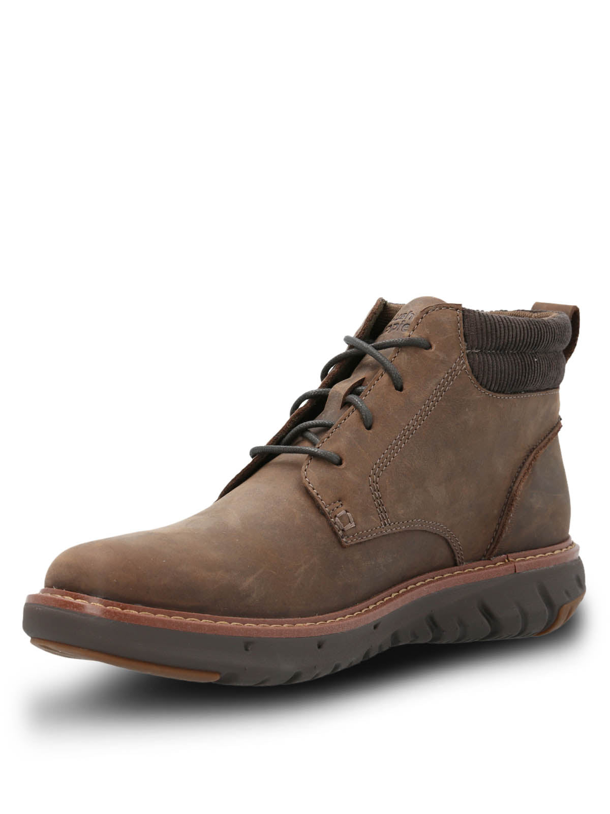 Botin Cuero Smart Lace Boot Café Hush Puppies