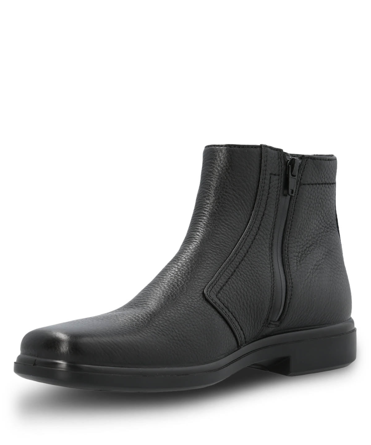 Bota Cuero Hombre Waterproof California Negra Hush Puppies