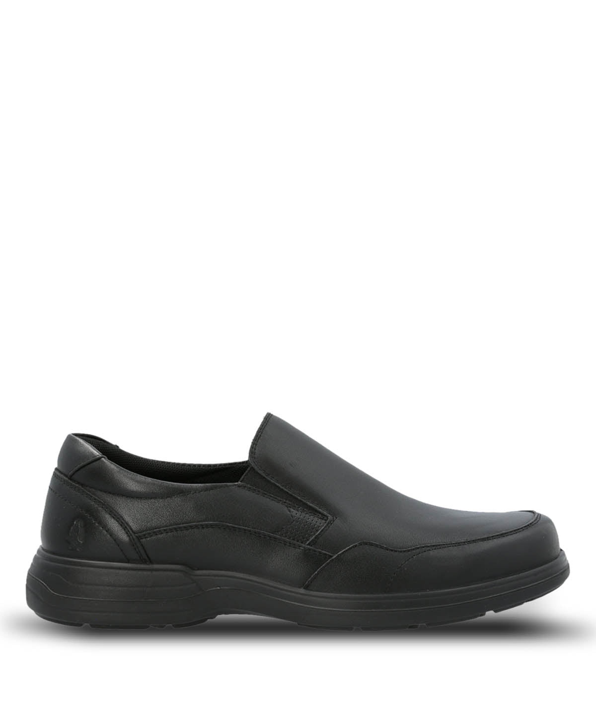 Slip On Cuero Hombre Alm Negro Hush Puppies | Hush Puppies