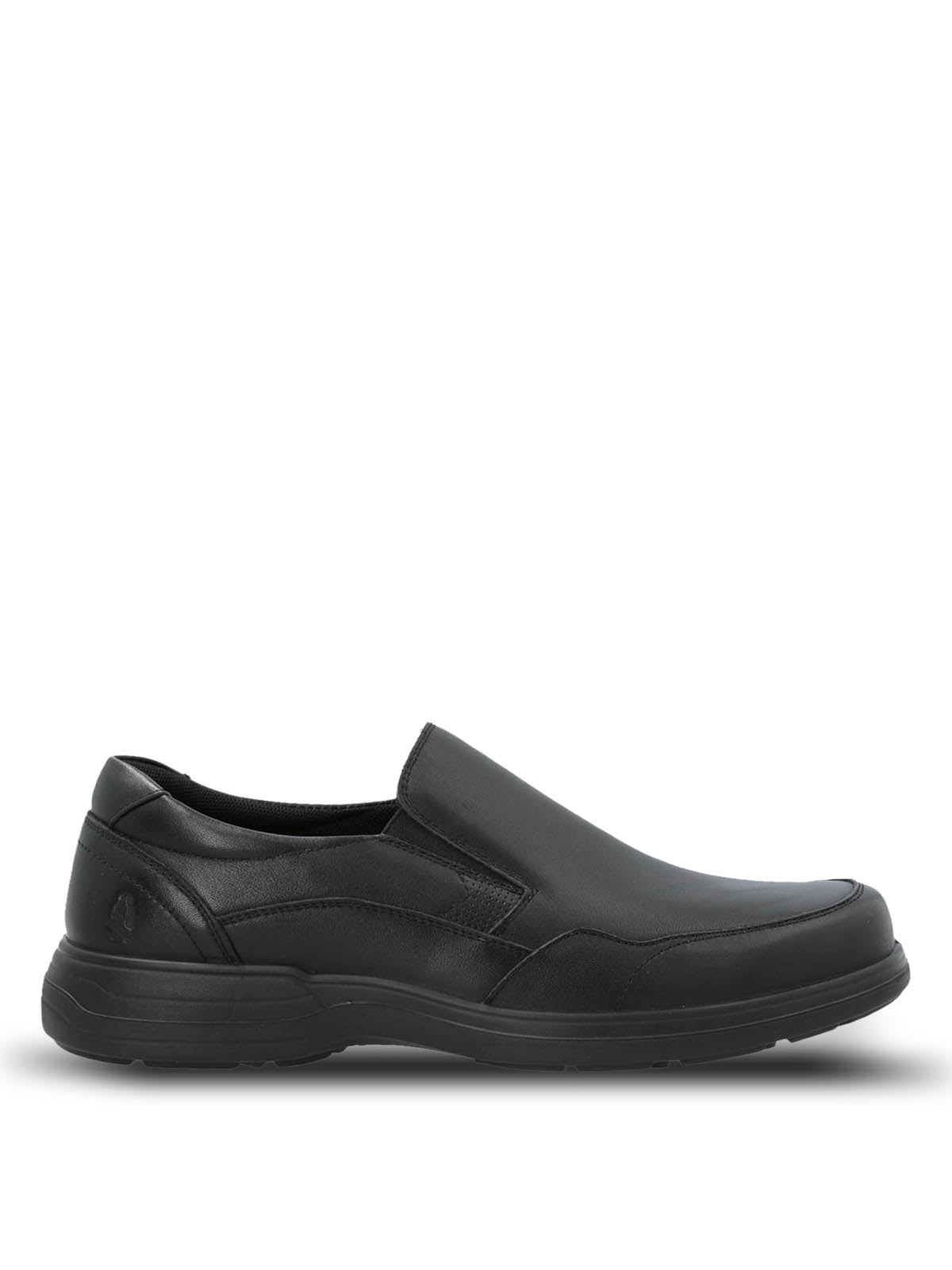 Slip On Cuero Hombre Alm Negro Hush Puppies | Hush Puppies