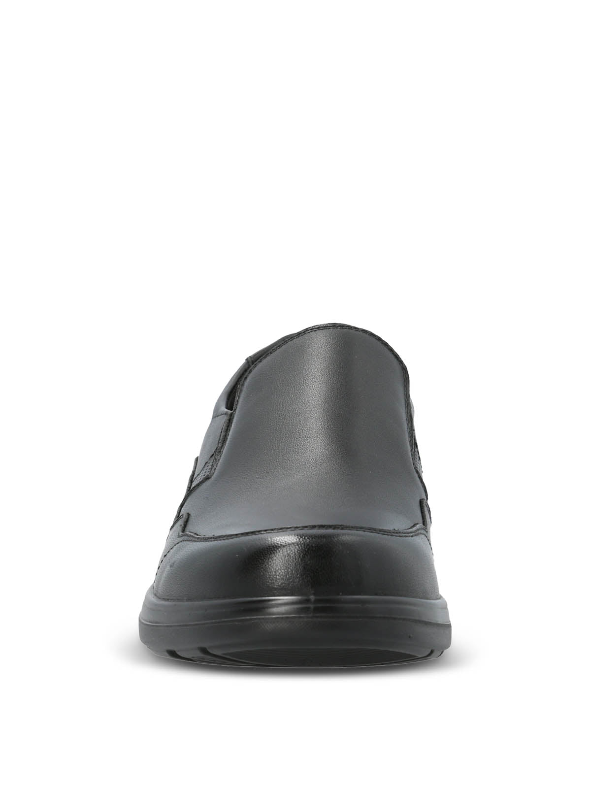 Slip On Cuero Hombre Alm Negro Hush Puppies | Hush Puppies