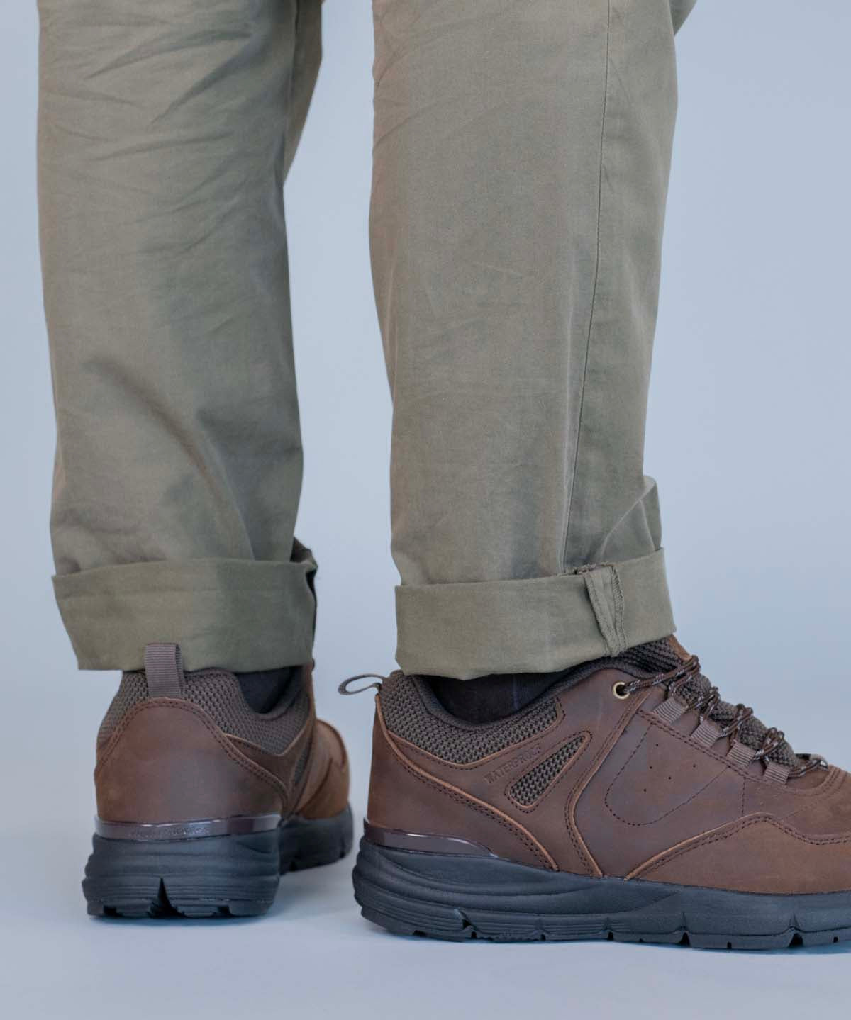 Zapatilla Cuero Waterproof Stadium Café Hush Puppies