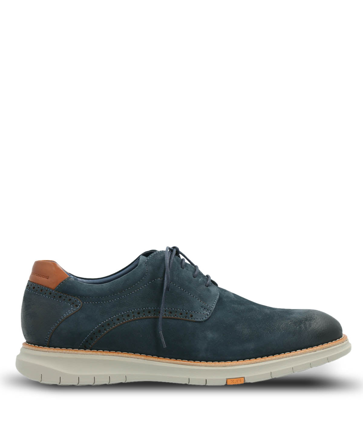 Zapato Cuero Hombre Nerio Azul Hush Puppies