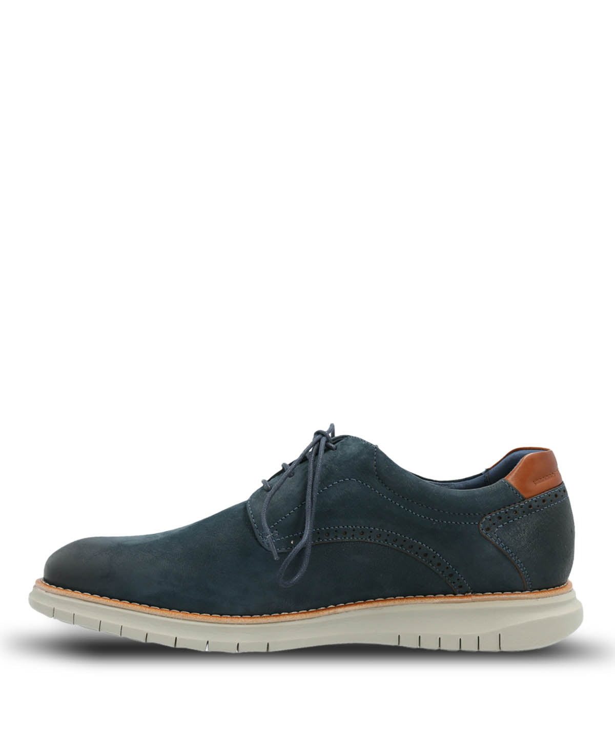Zapato Cuero Hombre Nerio Azul Hush Puppies
