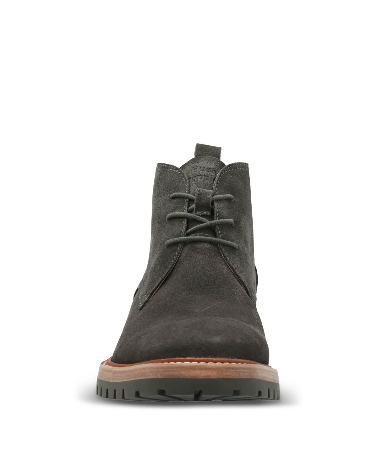 Botin Cuero Hombre Milvio Gris Oscuro Hush Puppies