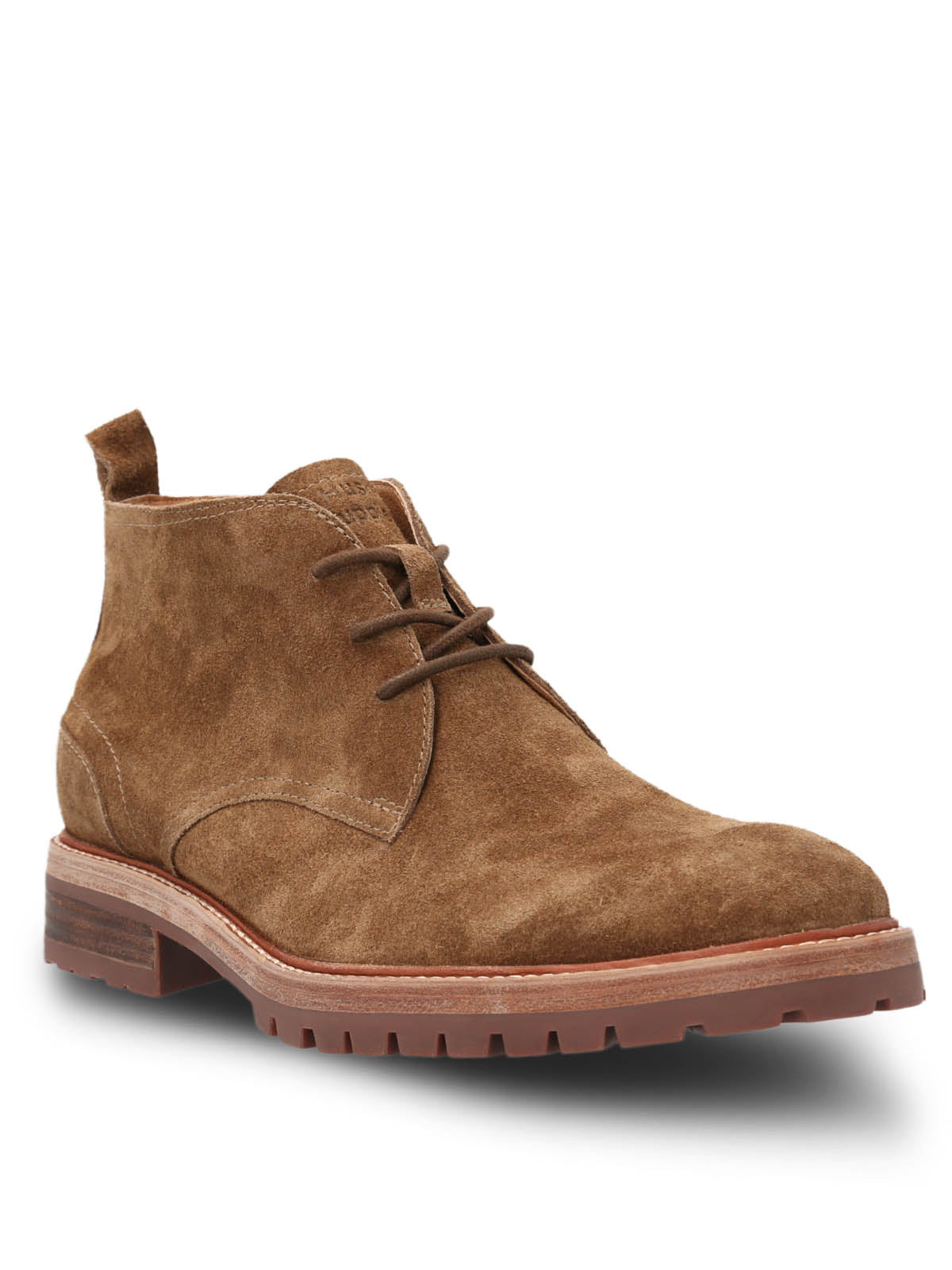 Botin Cuero Hombre Milvio Café Hush Puppies