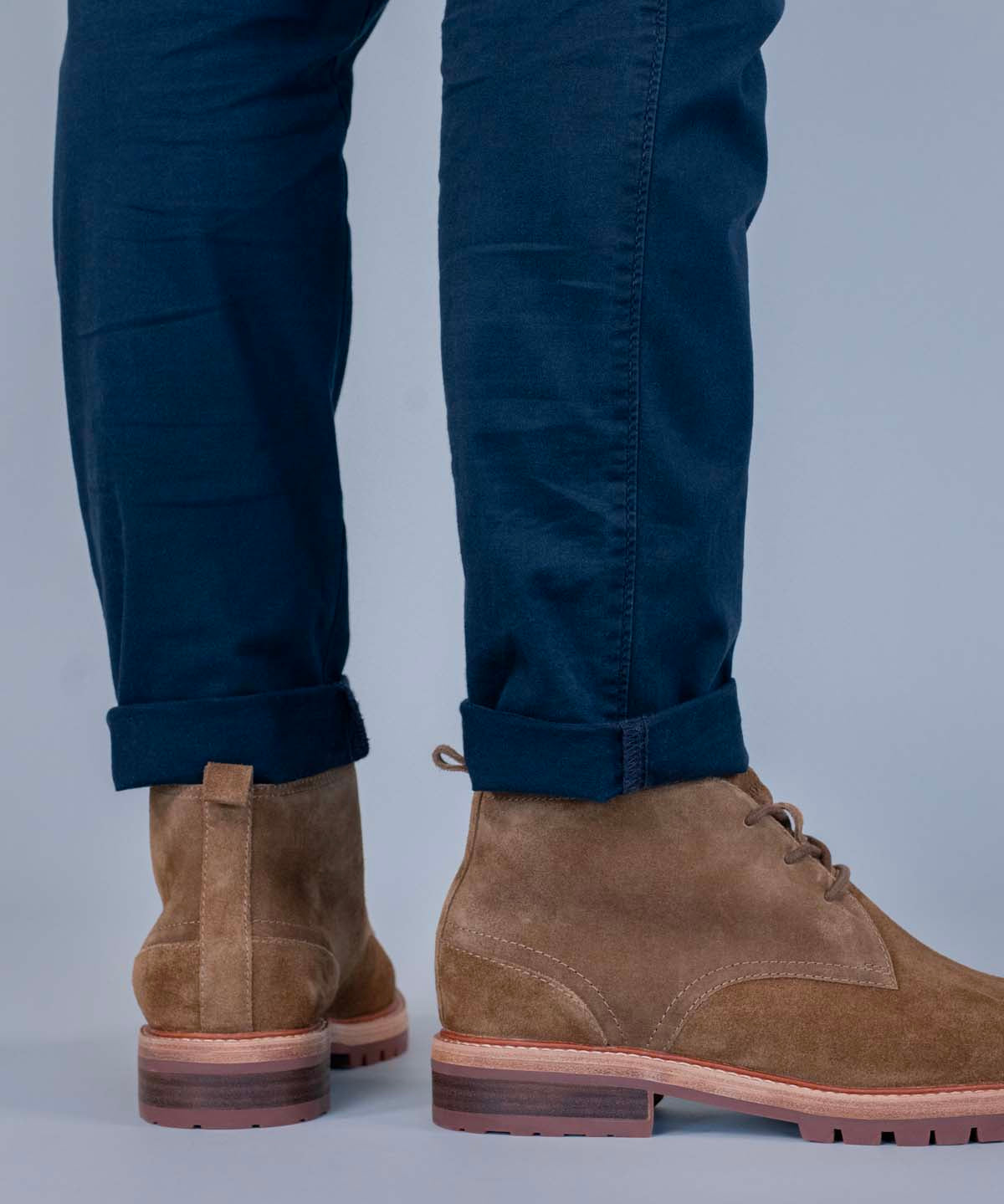 Botin Cuero Hombre Milvio Café Hush Puppies