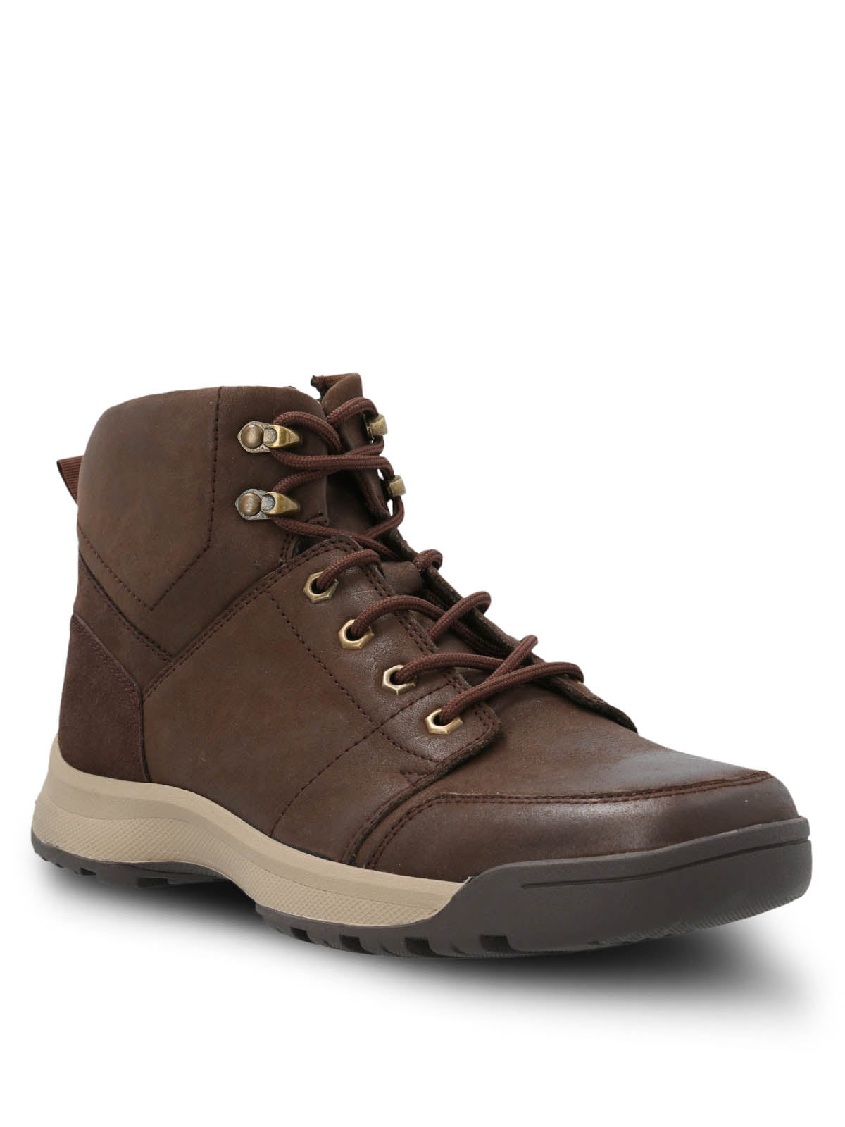 Botin Cuero Hombre Theobald Café Oscuro Hush Puppies