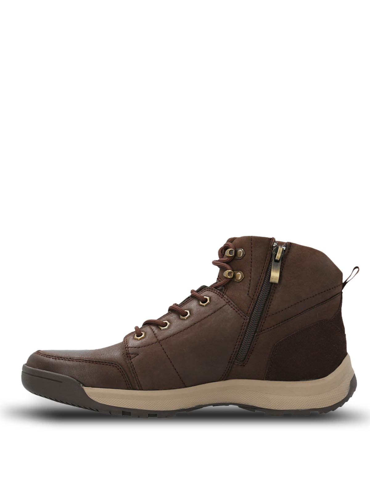 Botin Cuero Hombre Theobald Café Oscuro Hush Puppies