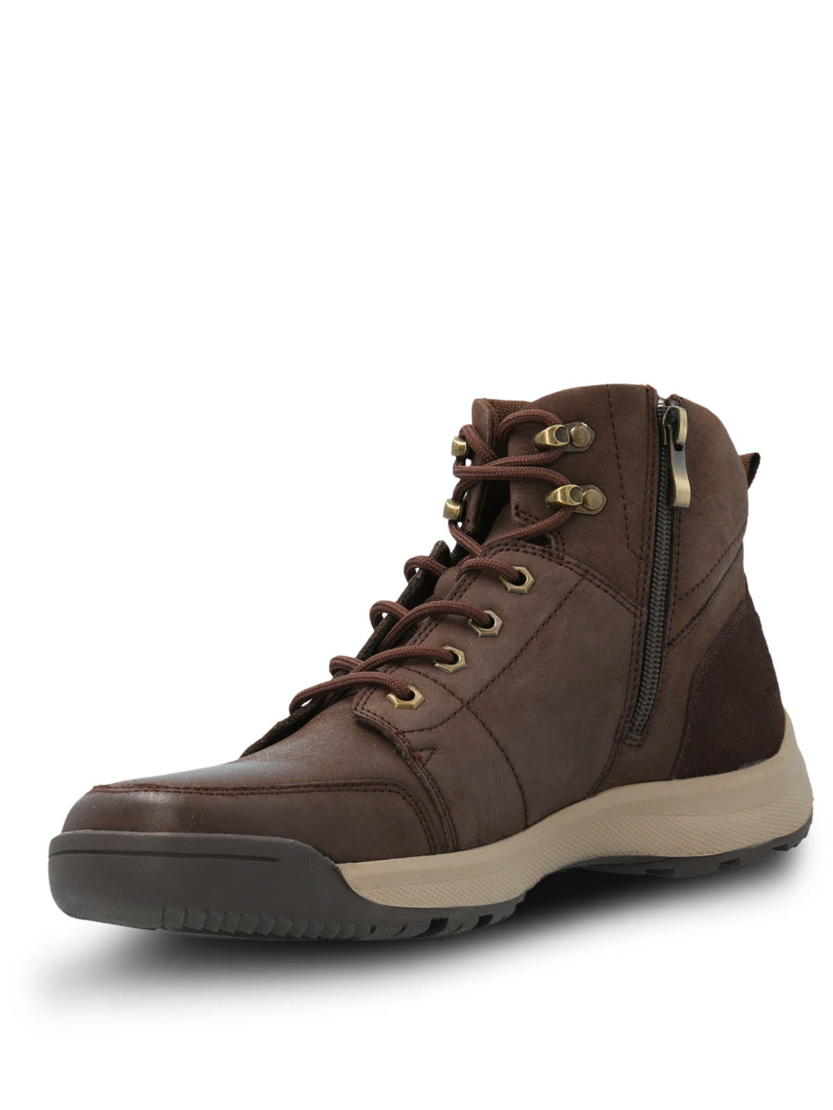 Botin Cuero Hombre Theobald Café Oscuro Hush Puppies