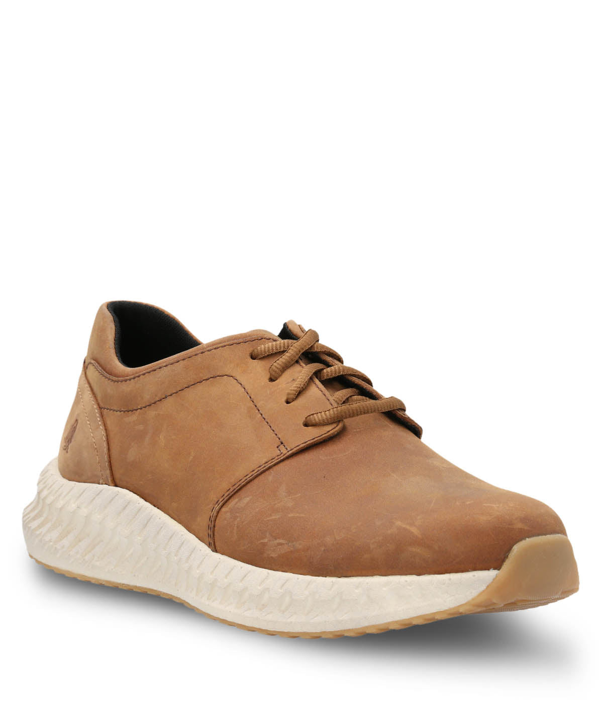 Zapatilla Cuero Spinal Discover Café Hush Puppies