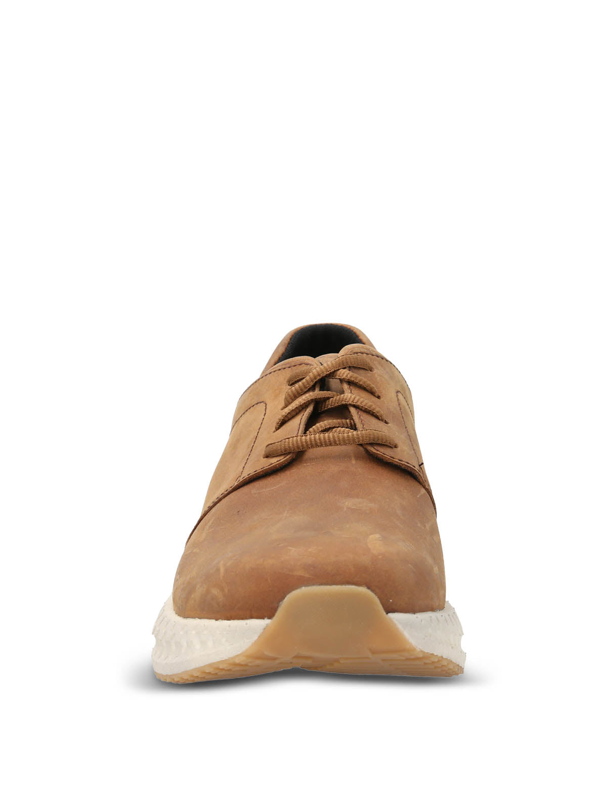 Zapatilla Cuero Spinal Discover Café Hush Puppies