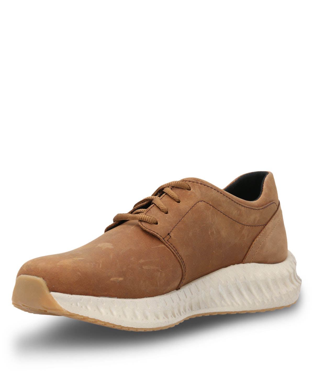 Zapatilla Cuero Spinal Discover Café Hush Puppies