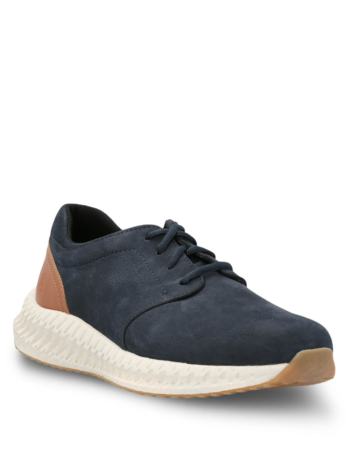 Zapatilla Cuero Spinal Discover Azul Hush Puppies