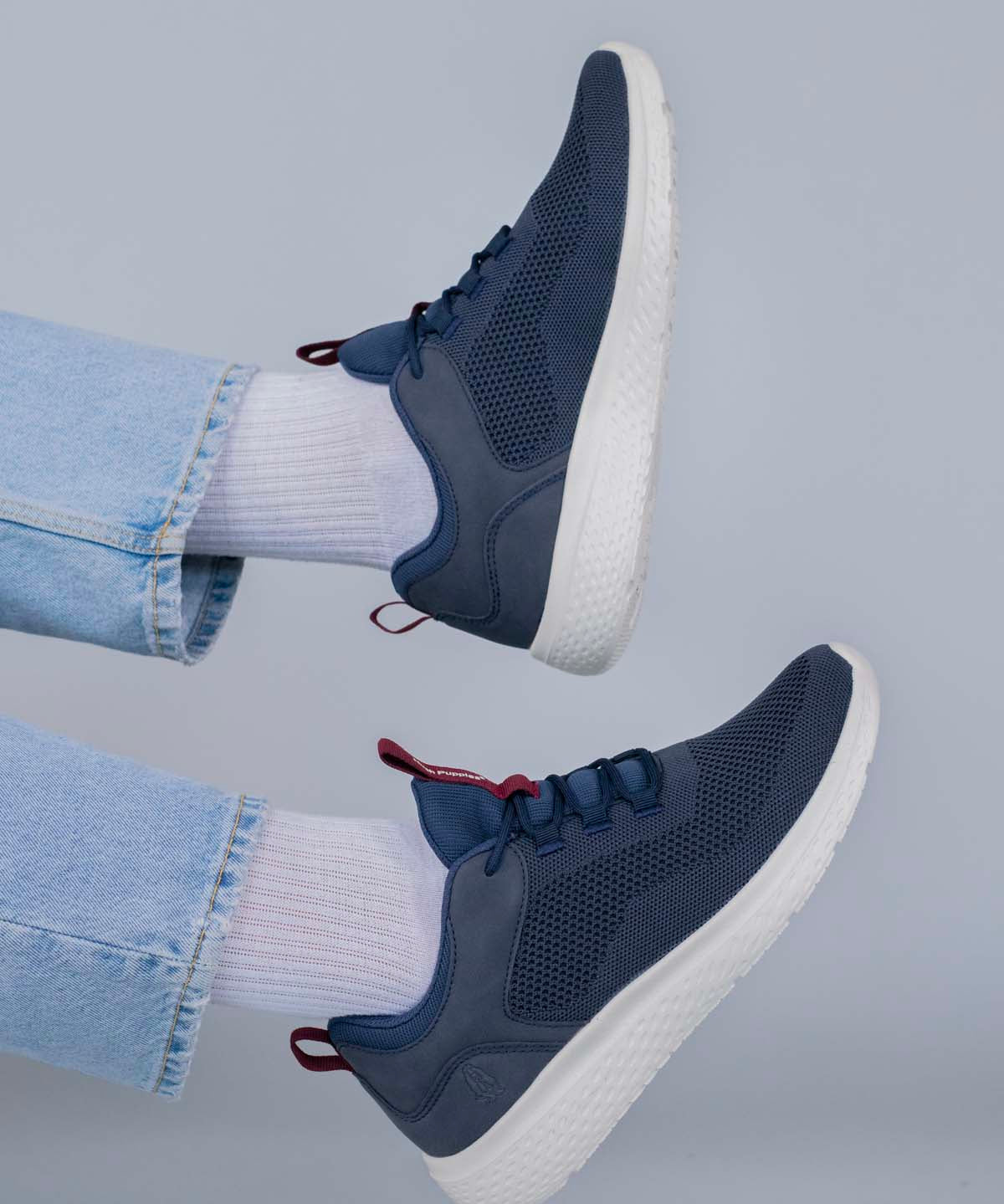 Zapatilla Knit Petro Hombre Azul Hush Puppies