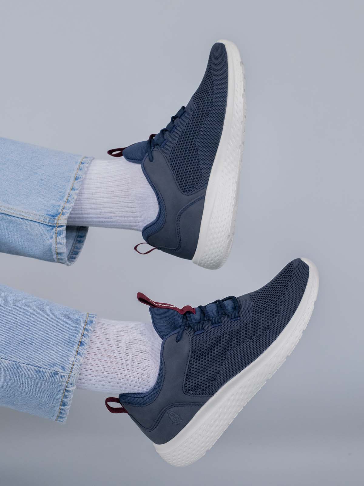 Zapatilla Knit Petro Hombre Azul Hush Puppies