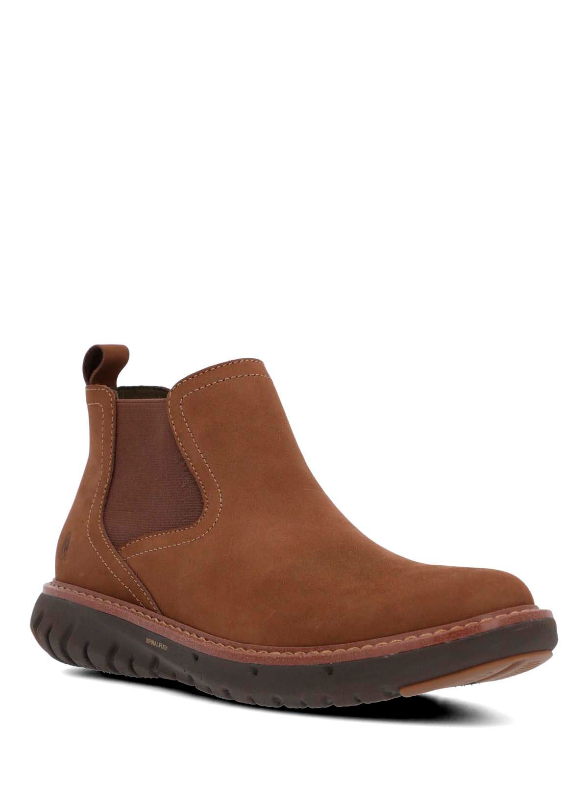 Botin Cuero Hombre Smart Chelsea Café