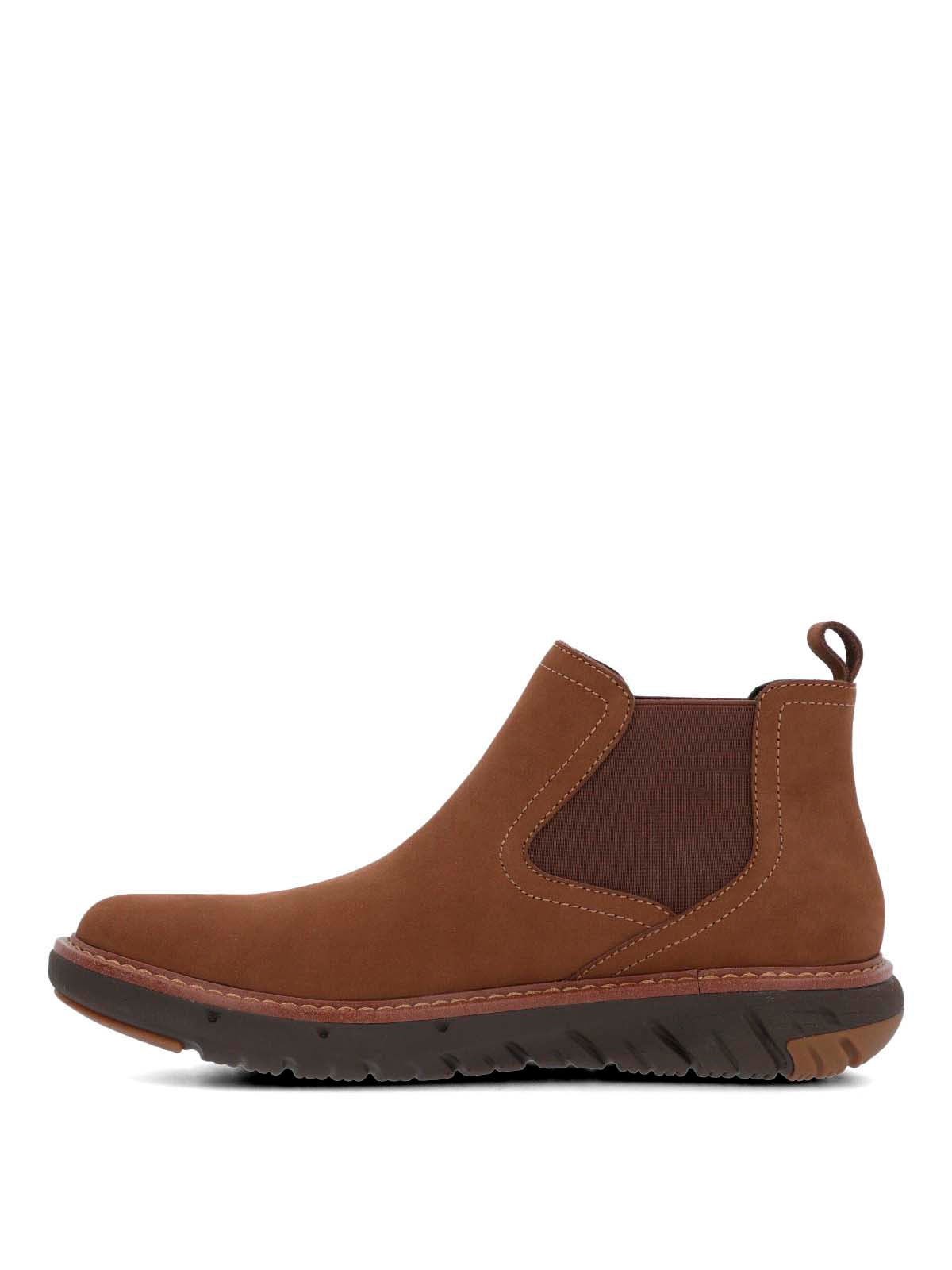 Botin Cuero Hombre Smart Chelsea Café