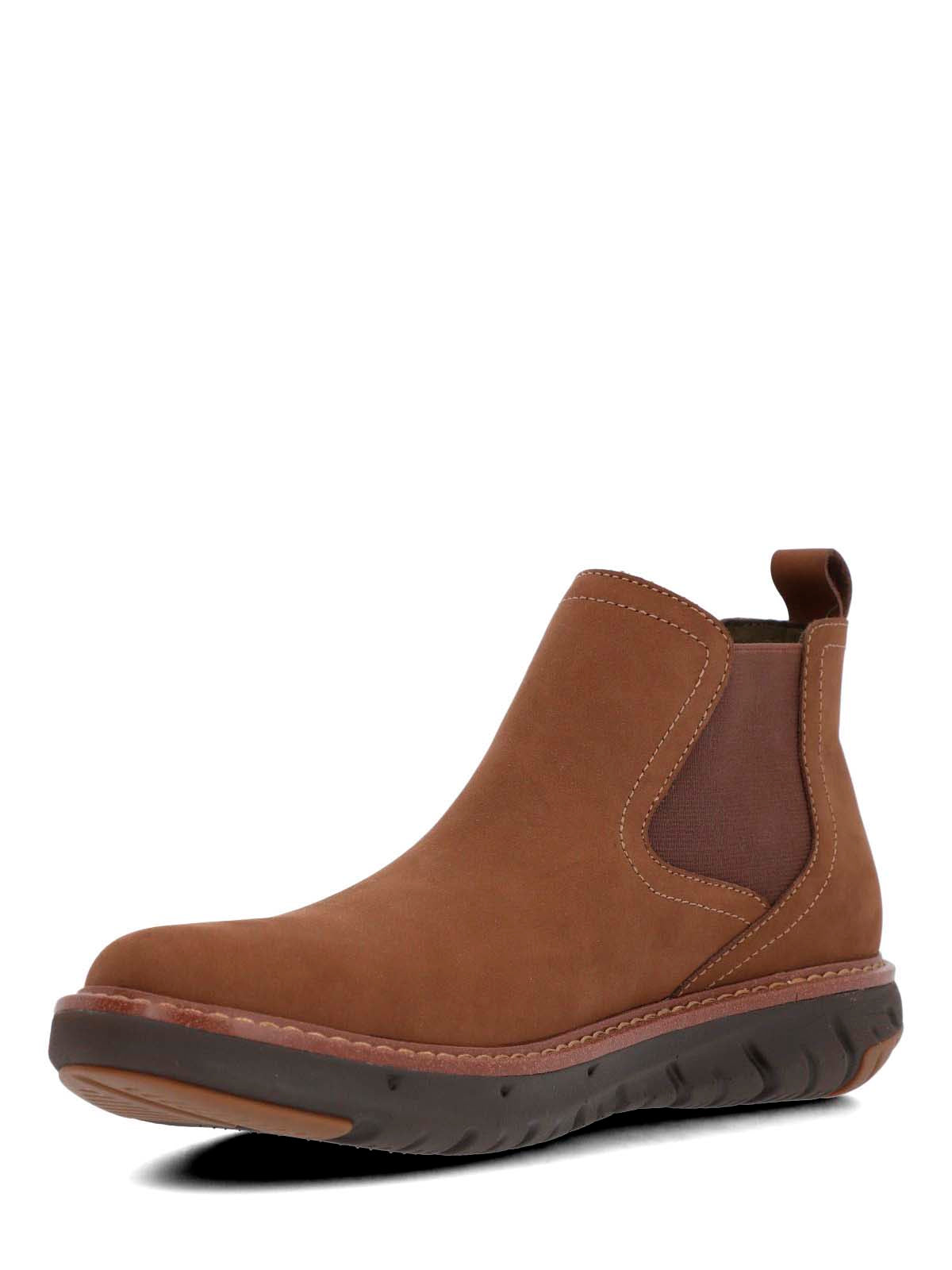 Botin Cuero Hombre Smart Chelsea Café