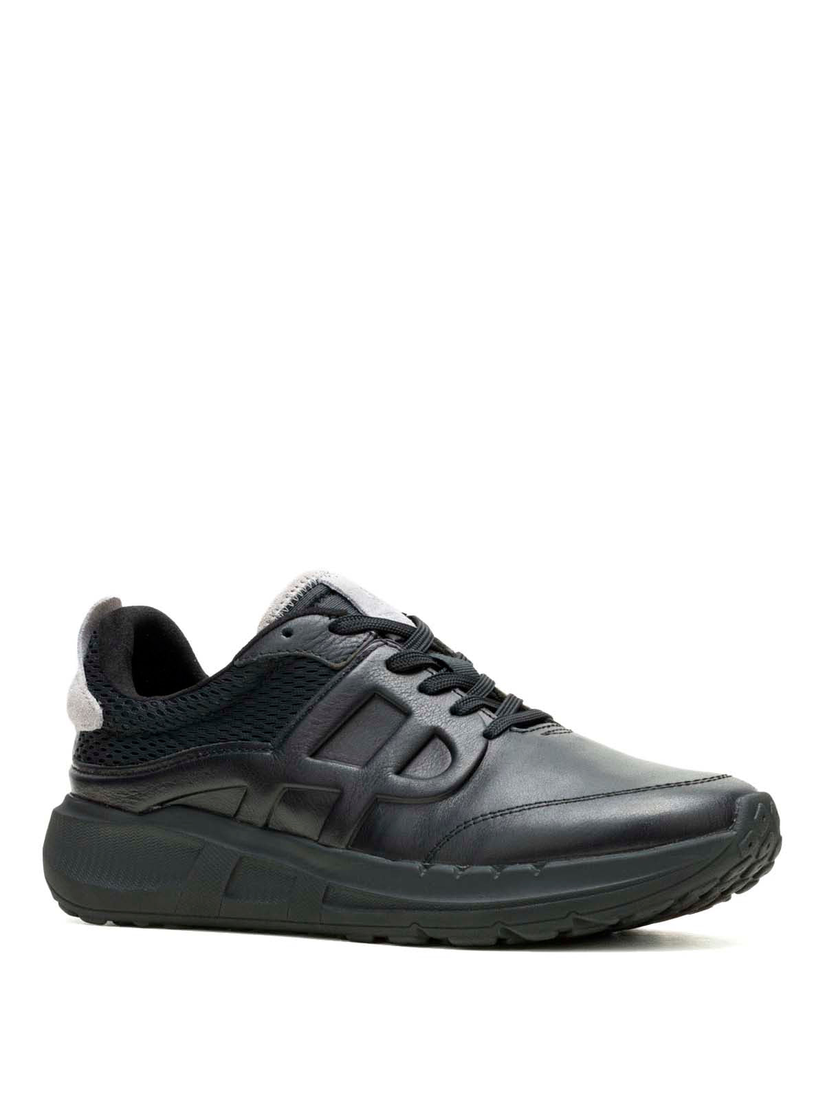 Zapatilla Cuero Hombre Seventy8 Runner Negra