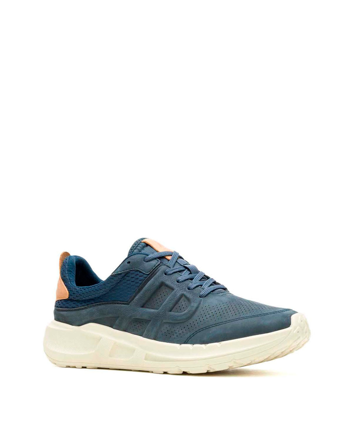 Zapatilla Cuero Hombre Seventy8 Lthr Runner Azul Hush Puppies
