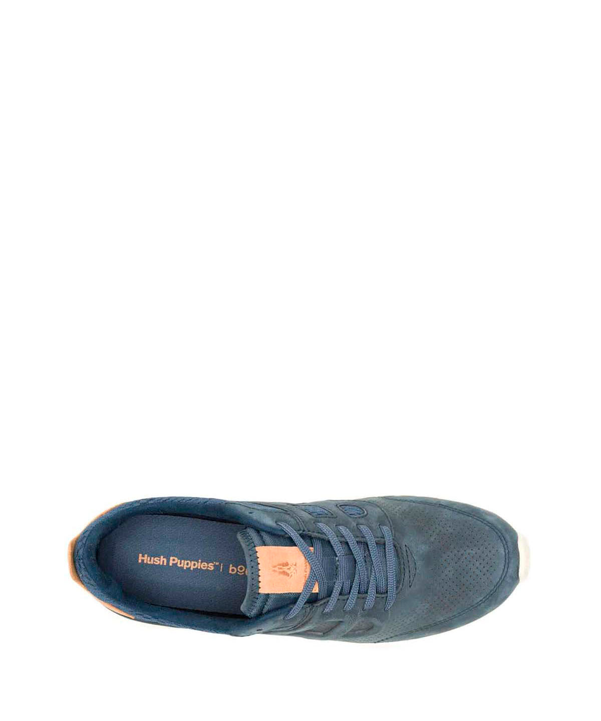 Zapatilla Cuero Hombre Seventy8 Lthr Runner Azul Hush Puppies