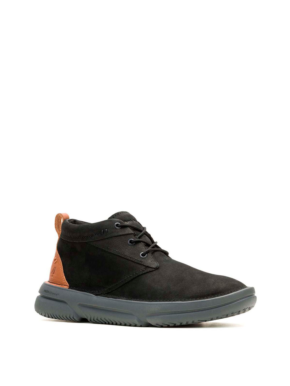 Botin Cuero Baylor Chukka Negro Hush Puppies