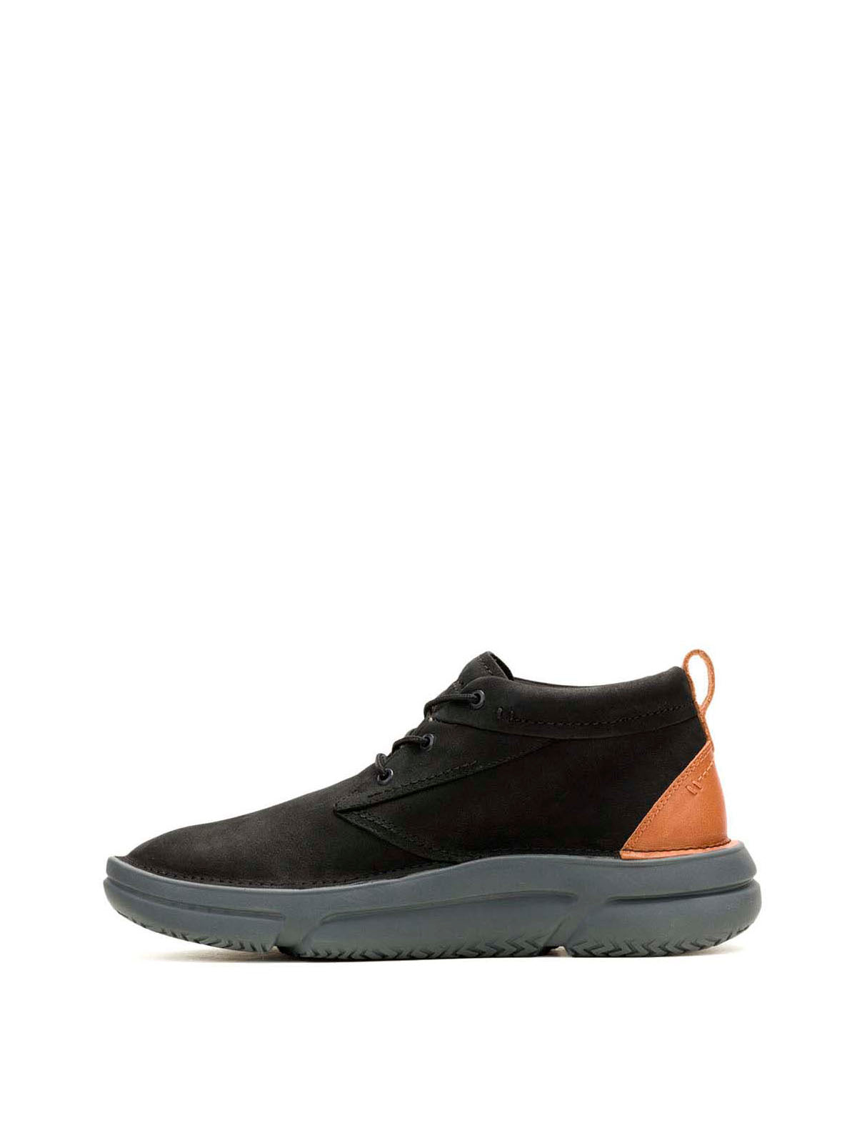 Botin Cuero Baylor Chukka Negro Hush Puppies