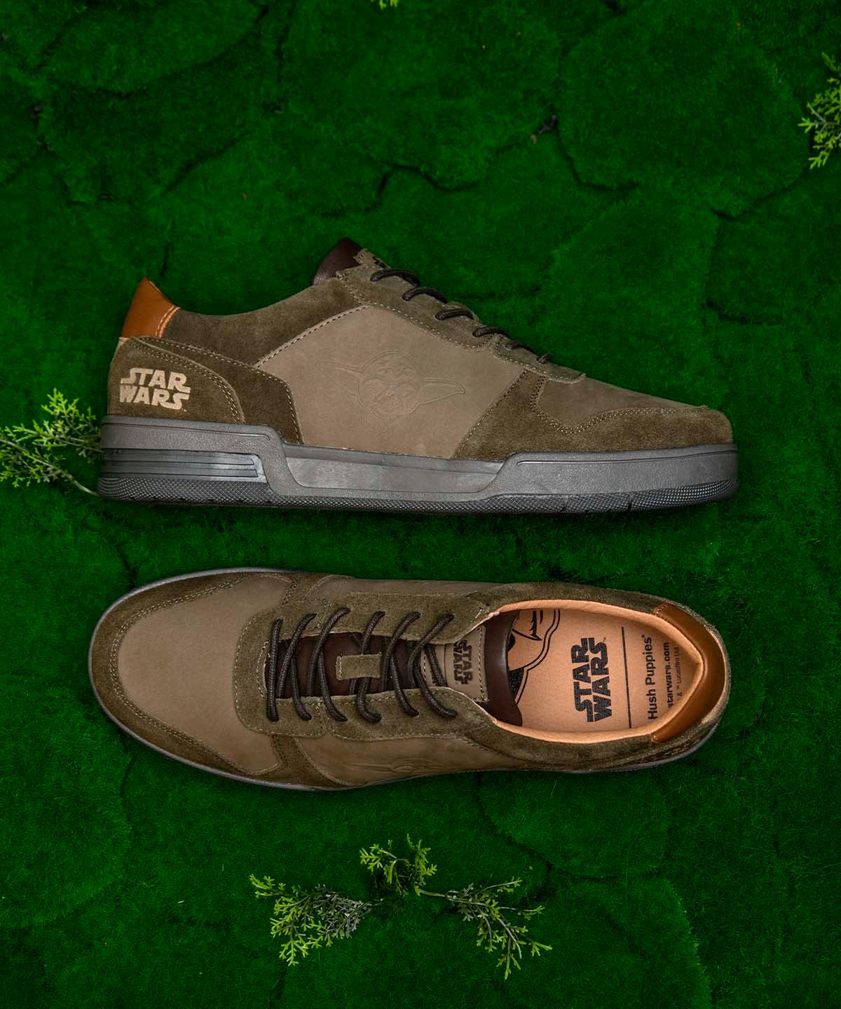 Zapatilla Hombre Star Wars Yoda Oliva | Hush Puppies