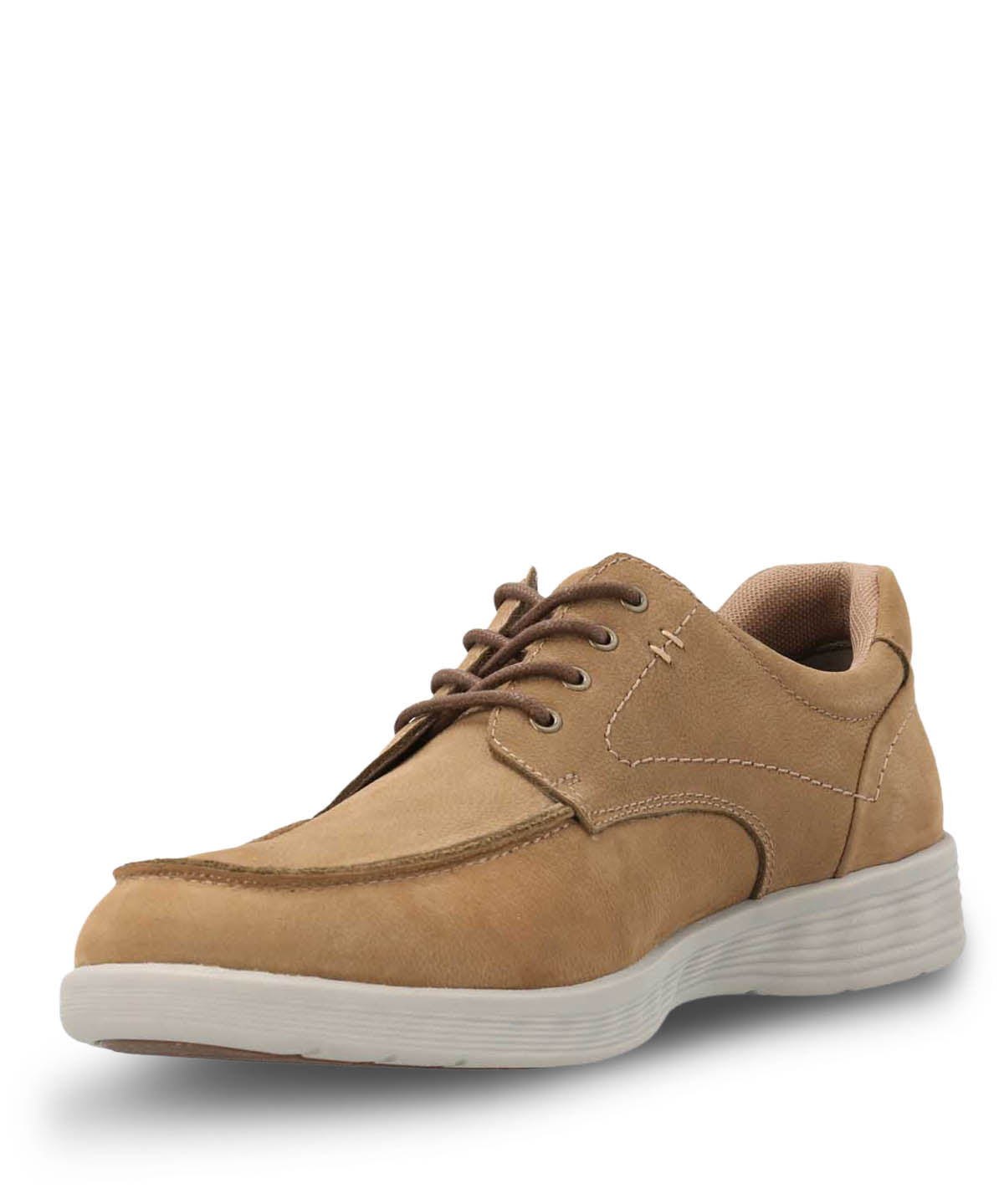 Zapato Cuero Hombre Spinal Broke Café Hush Puppies