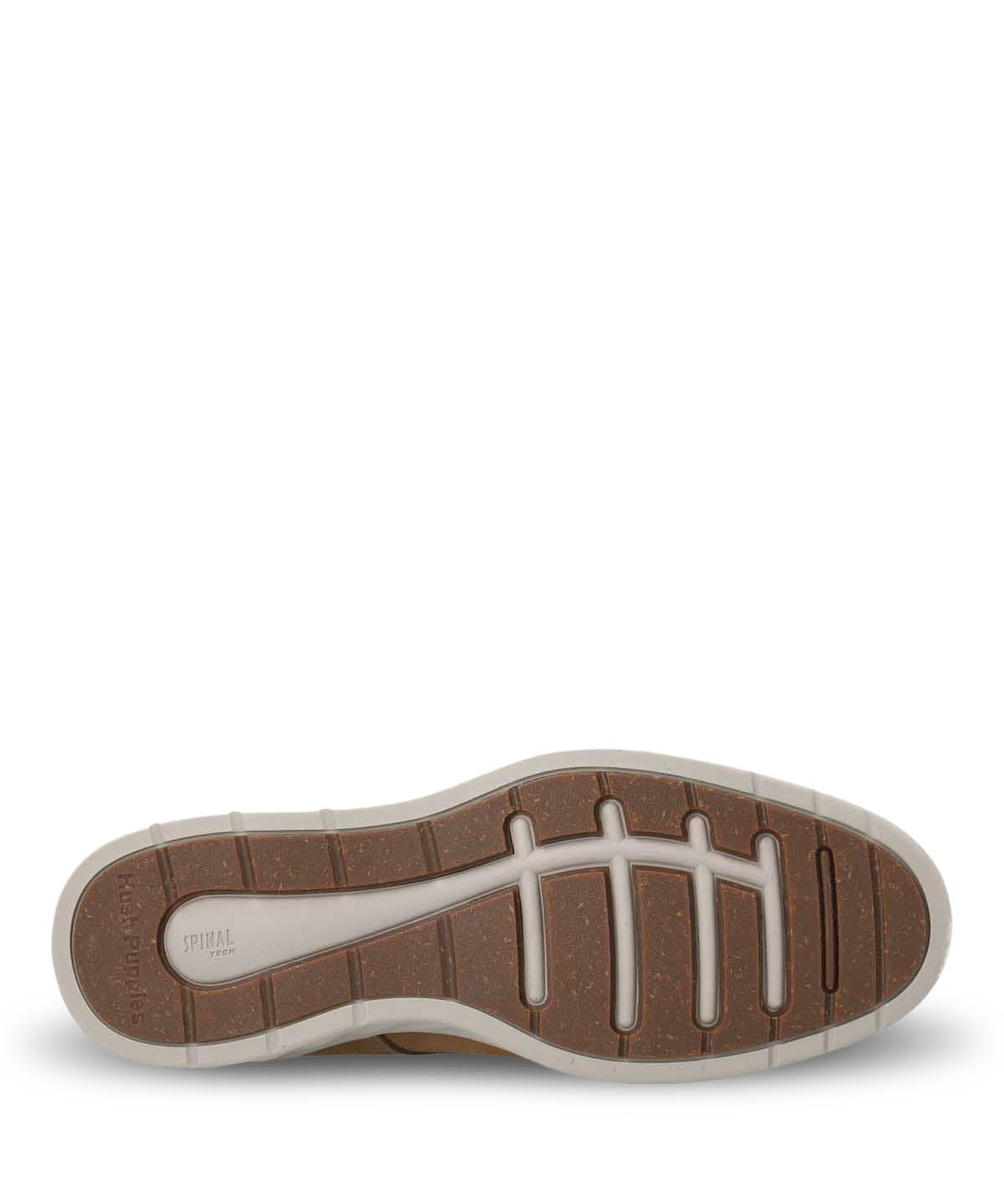 Zapato Cuero Hombre Spinal Broke Café Hush Puppies